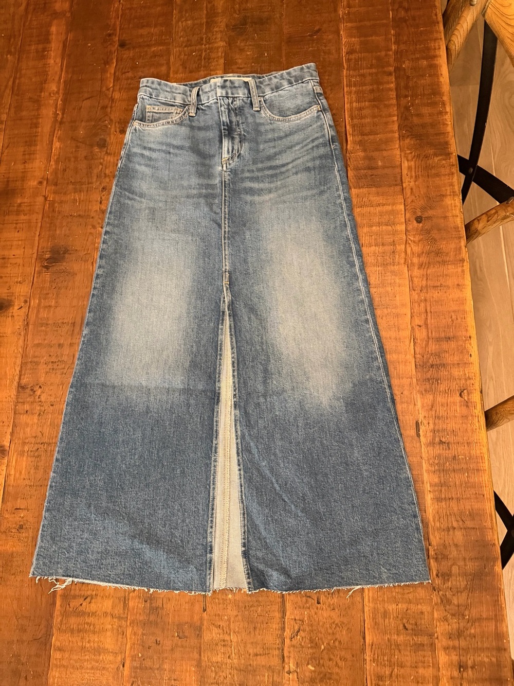 Frank & Eileen Light Blue Denim Skirt with Label